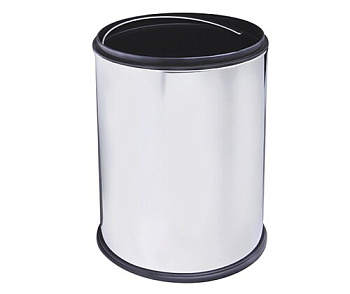 Ведро 5L, 21х27,5х21 см, хром, K-625