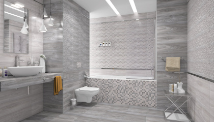 Envy Плитка настенная серый 17-01-06-1191 20х60