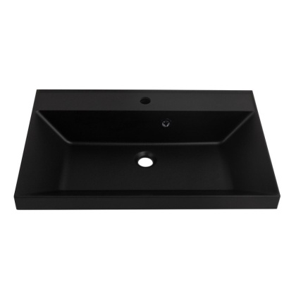 Раковина из искусственного камня BelBagno BB700/450-LV-ART-AST-NERO Раковина из искусственного камня BelBagno BB700/450-LV-ART-AST-NERO