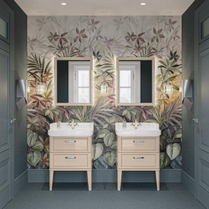 Тумба POMPEI напольная с 2 ящиками 60, камео бежевый глянцевый PO.N.60.2\CAM Тумба POMPEI напольная с 2 ящиками 60, камео бежевый глянцевый PO.N.60.2\CAM