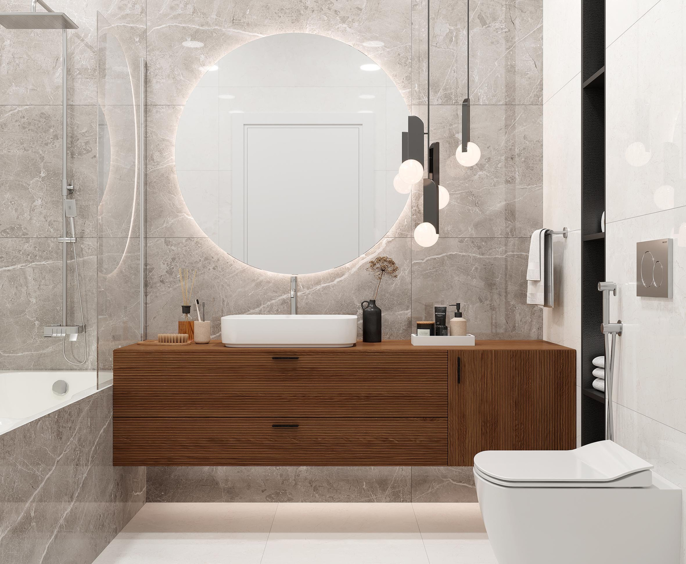 Керамогранит К26_8 Obsidian Grey (60смх60смх9мм) (4шт_1,44м2) полированный, м2