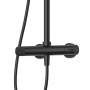 LEAF-CDA-25-L-01 Душевая стойка телескопическая, с верхним и ручным душем, верхний душ диаметр 250 мм , исполнение Хром LEAF-CDA-25-L-01 Душевая стойка телескопическая, с верхним и ручным душем, верхний душ диаметр 250 мм , исполнение Хром