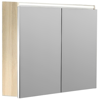 Зеркальный шкаф Vallessi 100 LIGHT OAK с подсветкой 546-L Boheme Зеркальный шкаф Vallessi 100 LIGHT OAK с подсветкой 546-L Boheme