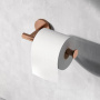 Держатель для туалетной бумаги, 5,3х17,4х8 см, цвет розовое золото, A85A34144