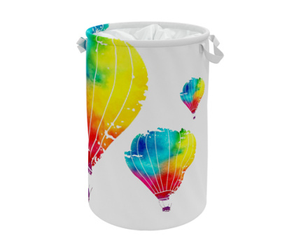 Rossel WB-572 Корзина для белья Rossel, 37х37х55 см, белая, WB-572