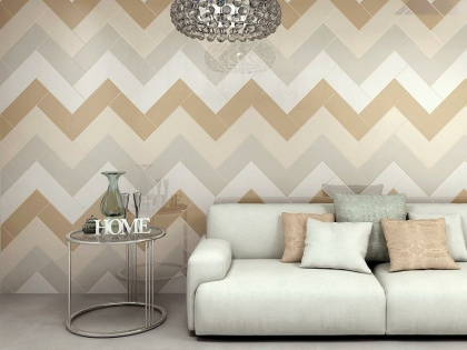 Плитка настенная 15000 Вилланелла белый 15*40*8 (22шт/1,32м2), м2