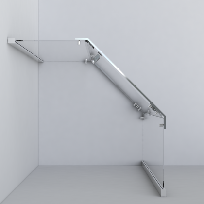 Душевой уголок Stresa VSP-1S100CLGM, 1000*1000, вороненая сталь, стекло прозрачное