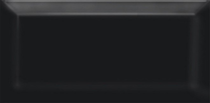 Плитка настенная 19041 Бланше черный грань 9,9*20*9.2 (40шт/0,8м2), м2