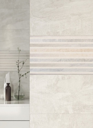 Плитка настенная Stone Flowers Stone Grey 25х75 (O-SNF-WTU091) (6шт/1,125м2), м2 Плитка настенная Stone Flowers Stone Grey 25х75 (O-SNF-WTU091) (6шт/1,125м2), м2