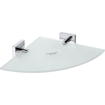 Cтеклянная полка, угловая модeль Cтеклянная полка, угловая модeль