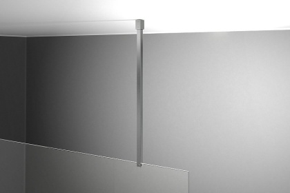 Душевая перегородка E22W120-GA Jacob Delafon Contra Прозрачное (200см/120см/8мм) Профиль хром, шт