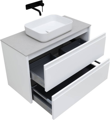 Тумба под раковину Allen Brau Fantasy 100 1.11003.WM белый матовый
