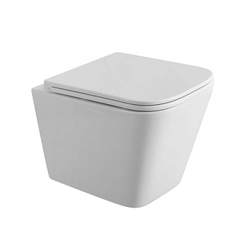 ARDENTE-TOR Унитаз подвесной безободковый  со смывом "Торнадо", с сиденьем дюропласт soft close, BB520CH-TOR/SC ARDENTE-TOR Унитаз подвесной безободковый  со смывом "Торнадо", с сиденьем дюропласт soft close, BB520CH-TOR/SC