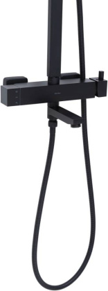 Душевая стойка Allen Brau Infinity 5.21029-31 черный матовый Душевая стойка Allen Brau Infinity 5.21029-31 черный матовый