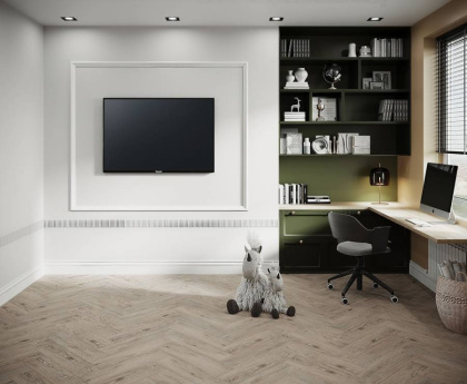 Керамогранит Oak коричневый OK 0011 15х60 (15шт_1,35м2), м2