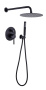 Душевой комплект Creto Element 2.0-WSM3-BK матовый черный Душевой комплект Creto Element 2.0-WSM3-BK матовый черный