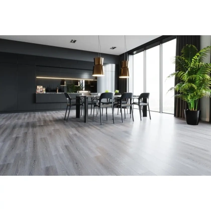 Кварцевый ламинат Fargo 379-1 Дуб Серый Иней