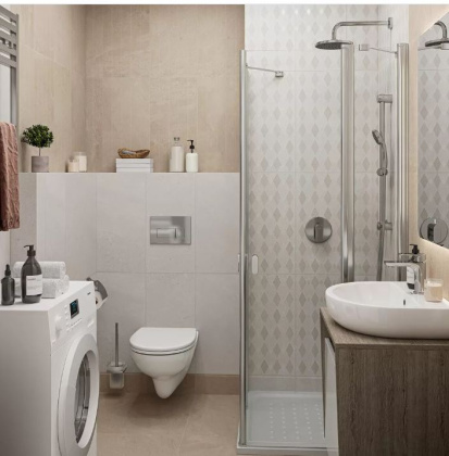 Плинтус Про Матрикс бежевый матовый обрезной 30x12x1,3