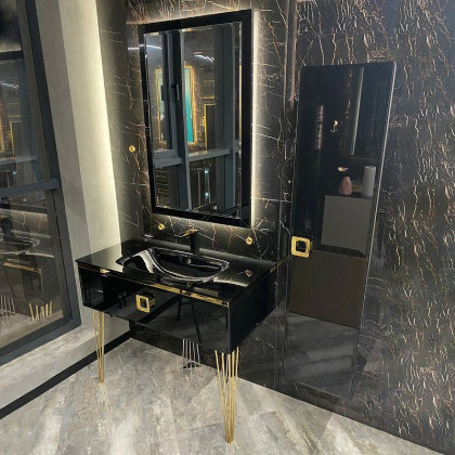 Консоль LUCIDO 100 см Глянцевый Чёрный 770-100-B Boheme Консоль LUCIDO 100 см Глянцевый Чёрный 770-100-B Boheme