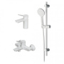 F43985A00 X-Joy, набор 3в1: Смеситель д/умывальника, Смеситель д/ванны/душа, душевой комплект, Белый, шт.