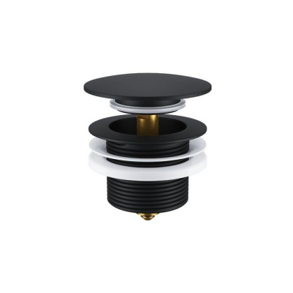 Донный клапан Excellent Click-clack для отдельностоящей ванны ARIN.2485.01BL (черная) Донный клапан Excellent Click-clack для отдельностоящей ванны ARIN.2485.01BL (черная)