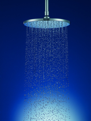 Верхний душ Jacob Delafon Katalyst E13691-CP d 35,5 см., хром