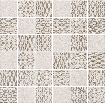 Декор Про Дабл бежевый светлый мозаичный 30x30x0,9