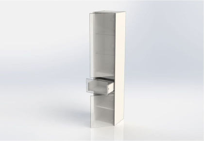 Шкаф-пенал для ванной Aquanet Йорк 35 белый Шкаф-пенал для ванной Aquanet Йорк 35 белый