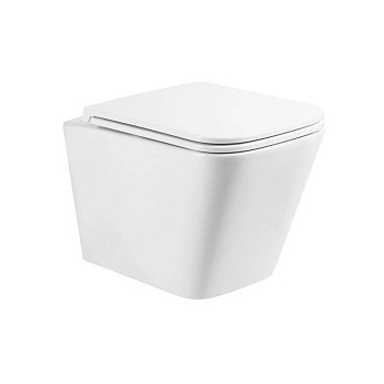 ARDENTE-R Унитаз подвесной безободковый, с сиденьем дюропласт soft close, BB520CHR/SC ARDENTE-R Унитаз подвесной безободковый, с сиденьем дюропласт soft close, BB520CHR/SC