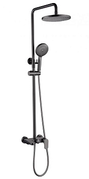 Стойка для душа со смесителем SPECTRE GunMetall Стойка для душа со смесителем SPECTRE GunMetall