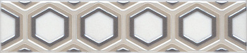 Бордюр AD\A401\6343 Гран Пале геометрия 5,4см*25см*6,9мм (1уп/30шт), шт
