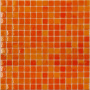 Мозаика AA01 стекло оранжевый (сетка) (20*20*4) 327*327