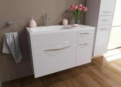 Комплект мебели Barcelona 900х450 левосторонний подвесной 2 ящика 1 дверь (ШхГхВ) 898х446х607 Комплект мебели Barcelona 900х450 левосторонний подвесной 2 ящика 1 дверь (ШхГхВ) 898х446х607