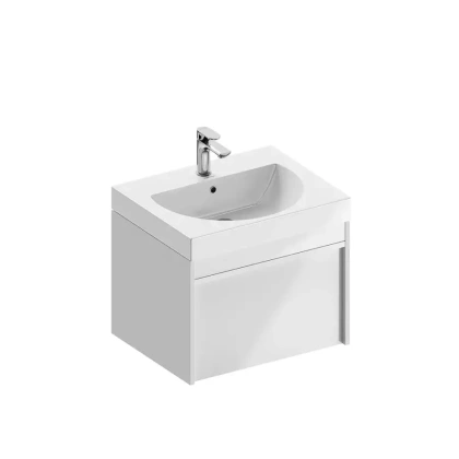 Тумба MODULA подвесная с ящиком, 57,5х47,3х42 см, белая Тумба MODULA подвесная с ящиком, 57,5х47,3х42 см, белая