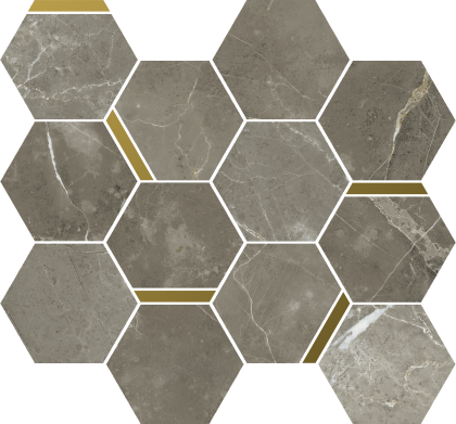 Мозаика 620110000225 Стелларис Тусканиа Грэй (32,8см*28,3см*9мм) (9шт/0,819м2) Шик, шт