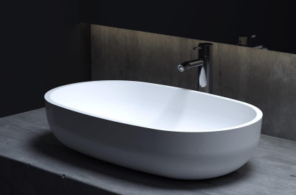 Раковина накладная Salini GLORIA 305 покраска по RAL  снаружи Раковина накладная Salini GLORIA 305 покраска по RAL  снаружи