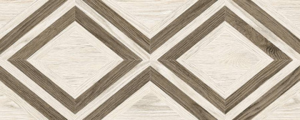 Плитка настенная Wisdom бежевый узор 20х50 (11шт/1.1м2),м2