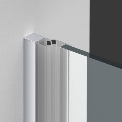 Душевая дверь Alpha VDP-3AL950MT , хром, стекло текстурное