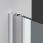 Душевая дверь Alpha VDP-3AL750MT , хром, стекло текстурное Душевая дверь Alpha VDP-3AL750MT , хром, стекло текстурное