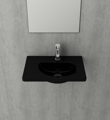 Раковина Taormina Arch, 450*310, 1 отв. смес., черный 1015-005-0126, шт