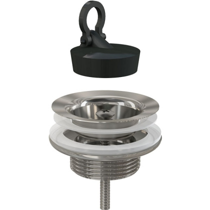 Донный клапан сифона для умывальника 5/4" цельнометаллический Донный клапан сифона для умывальника 5/4" цельнометаллический