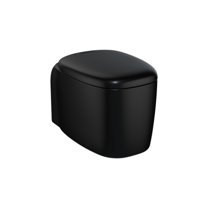 Подвесной безободковый унитаз Plural Rim-Ex, цвет Матовый Черный Подвесной безободковый унитаз Plural Rim-Ex, цвет Матовый Черный