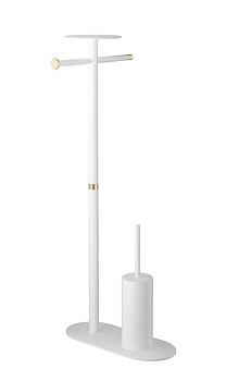 Стойка напольная Venturo белый-золото 10953-W-G Boheme Стойка напольная Venturo белый-золото 10953-W-G Boheme
