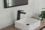 Смеситель для умывальника высокий RUSH Thira (TR3635-13Black) 