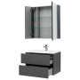 Мебель для ванной Aquanet Алвита 80 серый антрацит Мебель для ванной Aquanet Алвита 80 серый антрацит