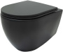 Чаша подвесного унитаза Allen Brau Reality 4.32006.31 черный матовый Чаша подвесного унитаза Allen Brau Reality 4.32006.31 черный матовый