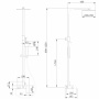 Душевая стойка ABBER Wasserfall AF8616B с изливом, черная матовая Душевая стойка ABBER Wasserfall AF8616B с изливом, черная матовая