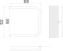 Полотенцесушитель Terminus П-образный 1" 500х600 Полотенцесушитель Terminus П-образный 1" 500х600