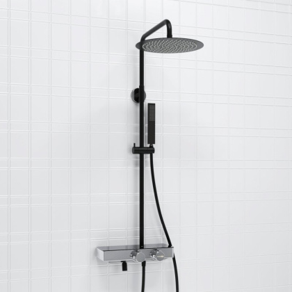 A114.160.218.CB Thermo Душевой комплект с термостатическим смесителем A114.160.218.CB Thermo Душевой комплект с термостатическим смесителем