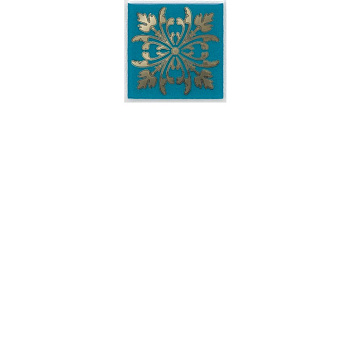 Вставка HGD\D252\5246 Клемансо бирюзовый 4,9*4,9 (1уп/38 шт), шт